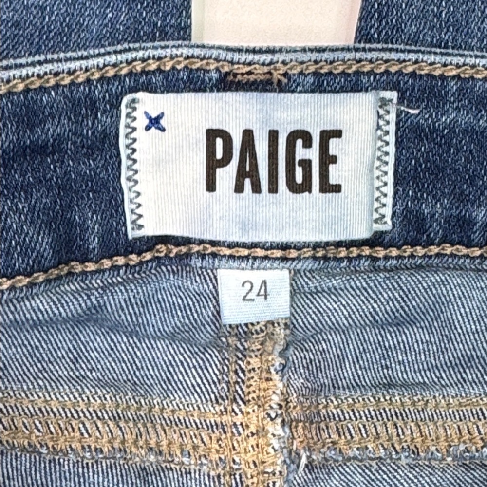 Paige Verdugo Ankle Skinny Jeans Size 24 - Picture 9 of 10